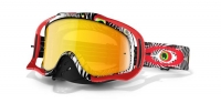 oakley masque crowbar mx tld discharge red w-fire ref 57-927 pour 83