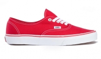vans paire de chaussures authentic red taille 42 pour 45
