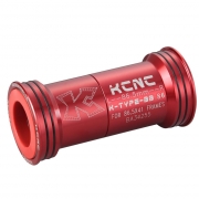 kcnc adaptateur boite de pdalier route bb86 rouge pour 28