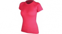 endura t-shirt manches courtes femme baabaa merino baselayer rose... pour 26