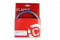 clarks kit cable + gaine de drailleur bleu pour 12