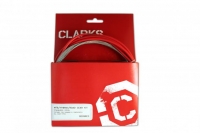 clarks kit cable + gaine de drailleur rouge pour 12