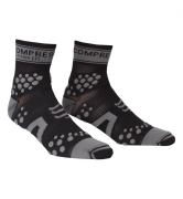 compressport racing socks v2 - trail black-grey size 1 pour 15