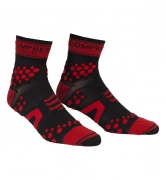 compressport racing socks v2 - trail black-red size 1 pour 12