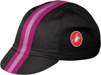 castelli casquette retro 2 cap noir rose pour 13