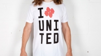 united tee shirt heart heather blanc l pour 12
