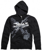 red bull xfighters exposed zip front fleece black s pour 30
