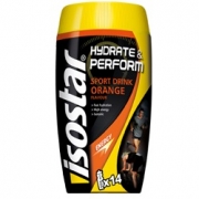 isostar poudre hydrate & perform 560 gr got orange pour 12