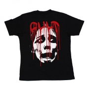 cult tee shirt face drip logo noir s pour 25
