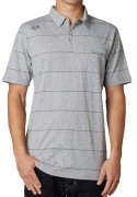 foxspillover ss polo heather grey l pour 30