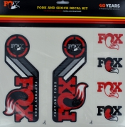 fox kit stickers heritage 2015 fourche et amortisseur rouge pour 24