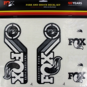 fox kit stickers heritage 2015 fourche et amortisseur blanc pour 24