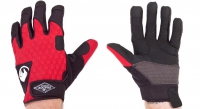 tsc paire de gants local rouge s pour 25