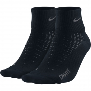 nike quarter chaussettes anti-ampoules (2 paires) noir-gris txl pour 16