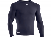 under armour hg sonic compression ls t-mdn midnight navy lp35 pour 35