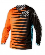 troy lee designs maillot gp jocker orange-black enfant xl pour 23€
