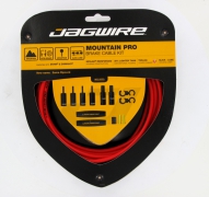 jagwire kit cbles et gaines de frein mountain pro ripcord rouge pour 24