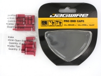 jagwire kit embout de cble et gaine de frein-drailleur rouge pour 10