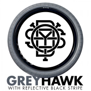 odyssey pneu chase hawk 20 x 2.40 gris reflective noir pour 33