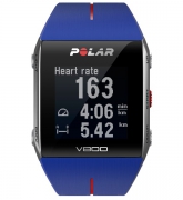 polar montre cardio multisports v800 bleu pour 399