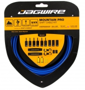 jagwire kit drailleurs mountain pro bleu sid pour 24