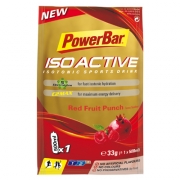 powerbar isoactive drink superfruit punch 33g pour 1