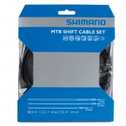 shimano kit cables et gaines teflon drailleurs vtt noir pour 22